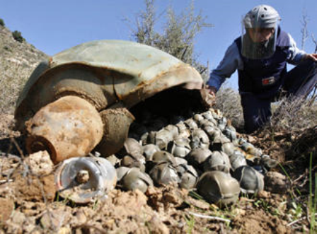 بمب‌های خوشه‌ای استفاده شده در لبنان