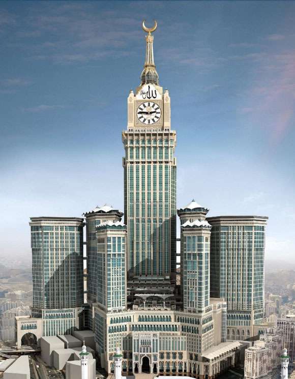 ساعة مكة المكرمة الأعلى في العالم تعمل في اوائل شهر رمضان وكالة أنباء التقريب Tna