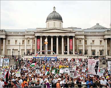 مظاهرة حاشدة في لندن لإحياء يوم القدس