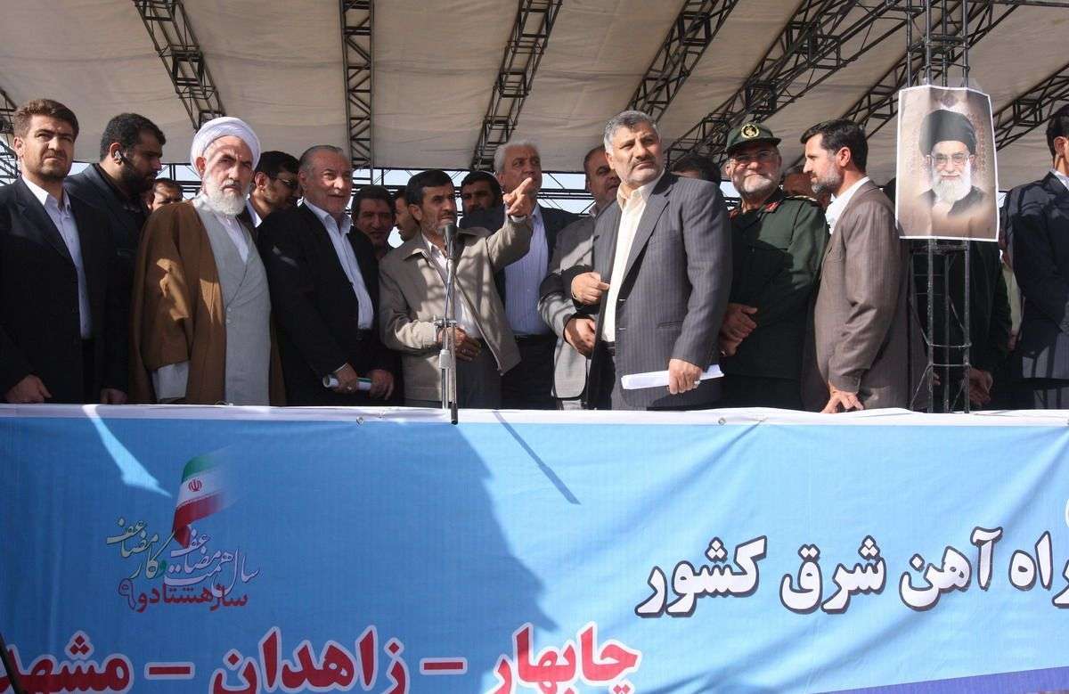 افتتاح راه آهن شرق کشور چابهار- زاهدان- مشهد(تصویری)  