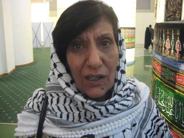 وزيرة المرأة الفلسطينية
