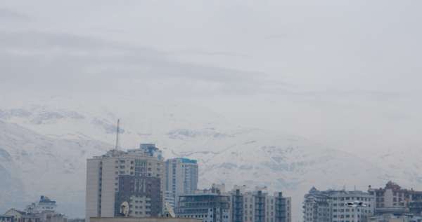 اولين برف زمستاني در تهران