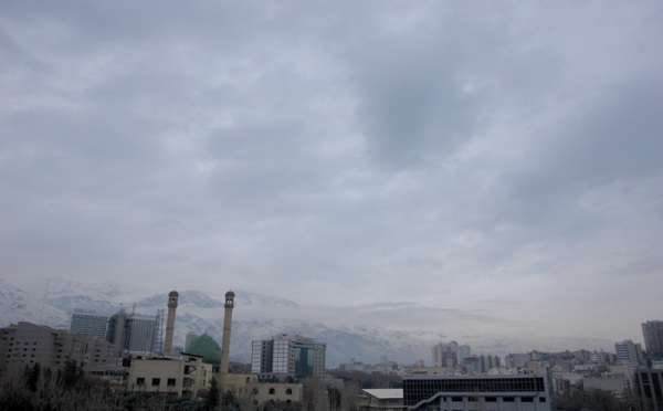 اولين برف زمستاني در تهران