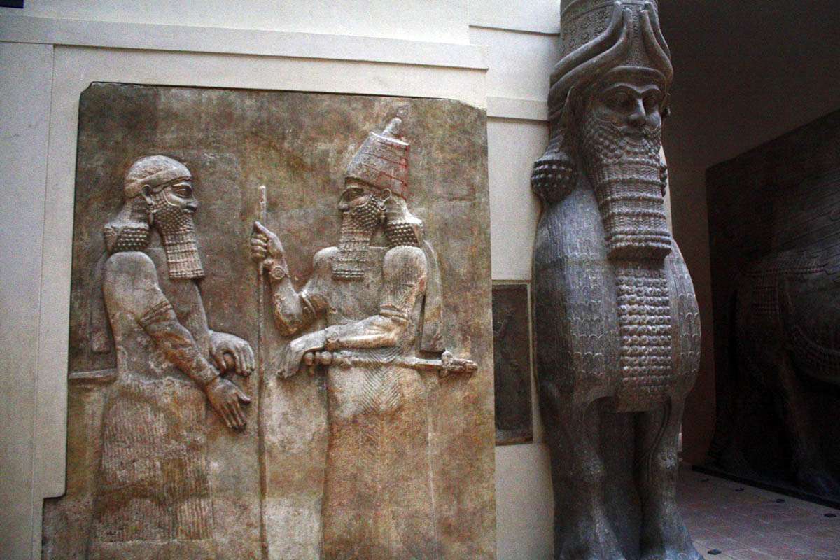 Remnants of Achaemenid era (ca. 550-330 BCE) kept in Louvre Museum