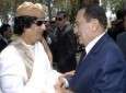 القذافي يحذر المعارضة الليبية ويصف مبارك بالفقير