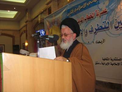 آیت الله سید مجتبی حسینی نماینده مقام معظم رهبری در سوریه