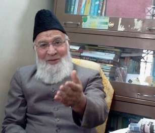 المفكر الإسلامي مولانا محمد رفيق قاسمي، الأمين العام للجماعة الإسلامية في الهند