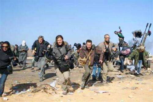 خبرنگاران در لیبی