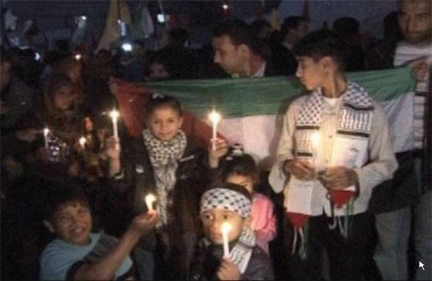 مسيرة شموع في غزة بذكرى النكبة