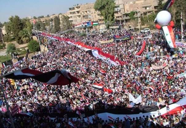 Manifestations pro-Assad