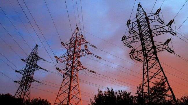 File photo shows pylons in Pakistan.