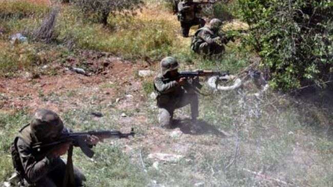 Syria army continues battle near Damascus