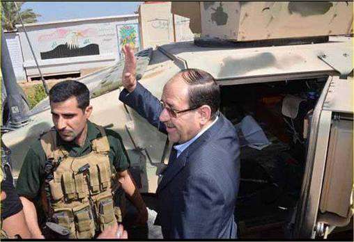 المالكي يؤكد ان تكاتف الجيش مع عشائر الانبار هو سر الانتصار على "داعش"