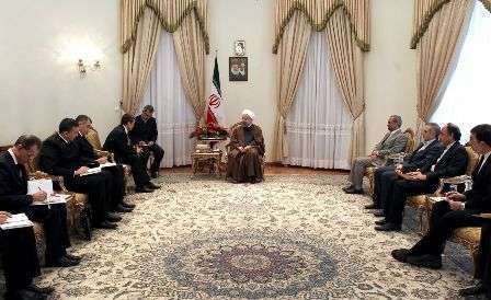 روحاني : بحر قزوین بحر التعاون والسلام والامن للجميع