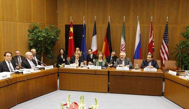 اتفاق بين ايران والدول الست حول اطار للمفاوضات بشأن اتفاق شامل