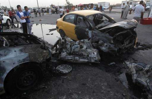 الارهاب يقتل العشرات من ابناء الشعب العراقي في مدينة الحلة