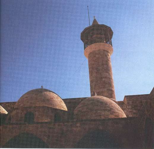 گنبد و مناره مسجد جامع العمري- صيدا