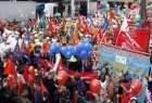 تظاهرات گسترده مردم فرانسه علیه بحران اقتصادی این کشور