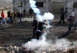 حمله رژیم صهیونیستی به تظاهرکنندگان فلسطینی