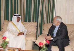 ظريف: زيارة امير الكويت لايران بداية فصل جديد للعلاقات الثنائية