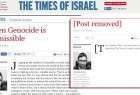 Genocide permissible in Gaza: Times of Israel