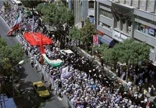 الشعب الايراني يخرج في مسيرات غاضبة تنديدا بجرائم العدو الصهيوني
