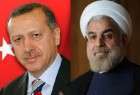 Rouhani, Erdogan discuss bilateral ties, regional developments