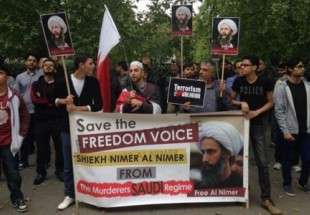 الجاليتان العربية والإسلامية في لندن تطالبان بالإفراج عن الشيخ النمر