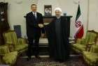 Rouhani stresses expansion of Tehran, Baku ties