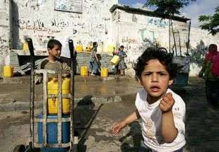 فاجعه کم آبی در نوار غزه