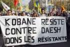 Kurds hold demos in France to slam ISIL crimes in Kobani