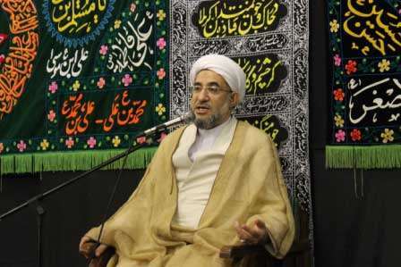 آیت الله محسن اراکی در جمع ایرانیان مقیم لندن