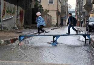 Heavy Rains Disrupt Life in Gaza