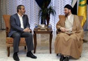 دیدار عمار حکیم با سفیر ایران در عراق