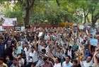 تظاهرات شيعيان هند دراعتراض به کشتار نمازگزاران پاکستاني