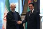 استقبال رسمی رئیس جمهور ترکمنستان از آقای روحانی / شانزده سند همکاری دوکشور درحضور آقایان روحانی و بردی محمد اف امضا شد