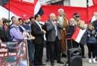 تظاهرات یمنی ها مقابل سفارت عربستان در لندن  