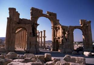 ورود داعش به موزه باستانی تدمر