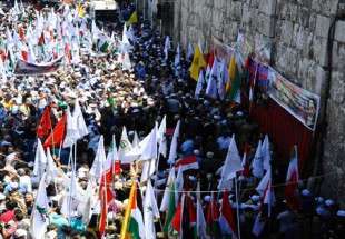 راهپيمايي روز قدس در دمشق