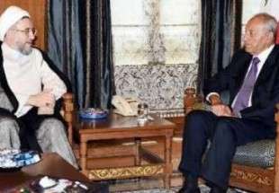 Ayatollah Araki visits Nabih Berri