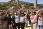 حضور روحانیون مسلمان و مسیحی در تظاهرات فلسطینی‌ها علیه رژیم صهیونیستی