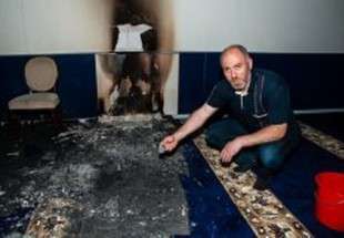 به آتش کشیدن مسجدی در غرب آلمان