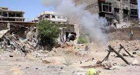 حمله خمپاره ای به دمشق/شهادت هفت تن از نیروهای حزب الله درالزبدانی