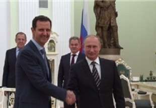 دیدار بشار اسد با پوتین در مسکو