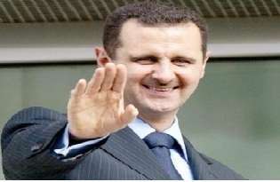 بشار اسد، شکست حصر پایگاه هوایی کویرس را تبریک گفت