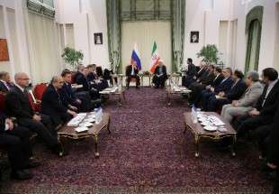 الرئیس روحاني : ایران وروسیا جادتان في مکافحة الارهاب