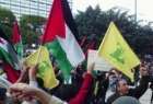 تظاهرات مردم تونس در اعتراض به تروریست خواندن حزب الله لبنان