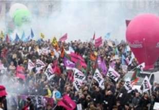 تظاهرات گسترده فرانسوی ها در اعتراض به اصلاح قانون کار