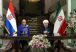 Rencontre des présidents iranien et croate à Téhéran