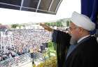 روحاني: جميع القوميات الإيرانية و الأديان والمذاهب هم تحت راية واحدة